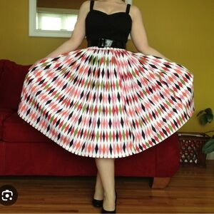 Pinup Couture Harlequin Skirt